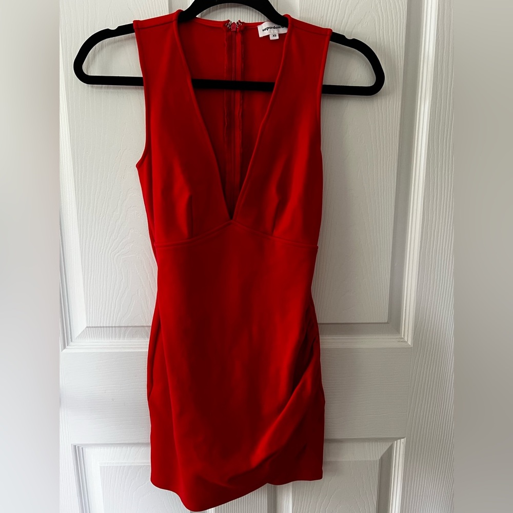Superdown Skye Mini Dress in Red Size XS - Picture 3 of 5